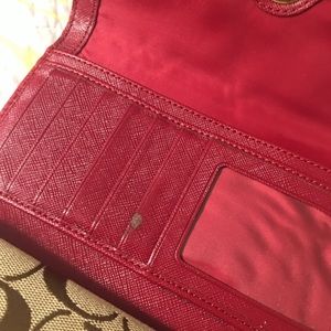 Coach bag with matching wallet